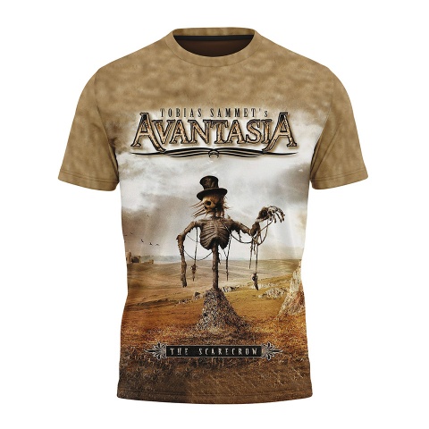 Music T-Shirt Avantasia Short Sleeve The Scarecrow Multicolor