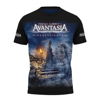 Music T-Shirt Avantasia Short Sleeve Ghostlights Full Print