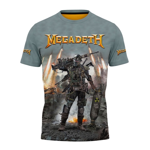 Music T-Shirt Megadeth Symphony Of Destruction Color Design
