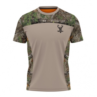 Hunting T-Shirt Short Sleeve Deer Hunt Logo Spring Forest