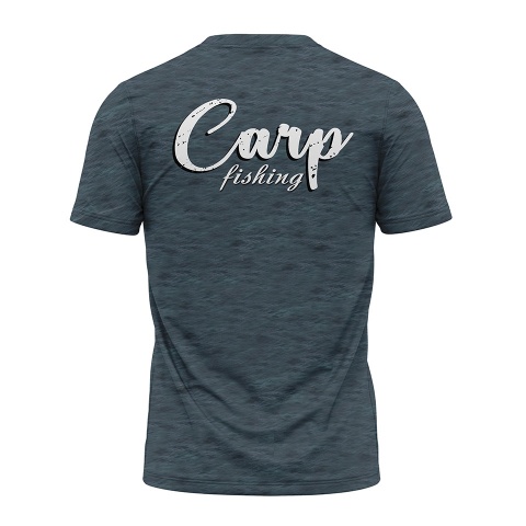 Fishing Short Sleeve T-Shirt Carp Fishing Illustration Design