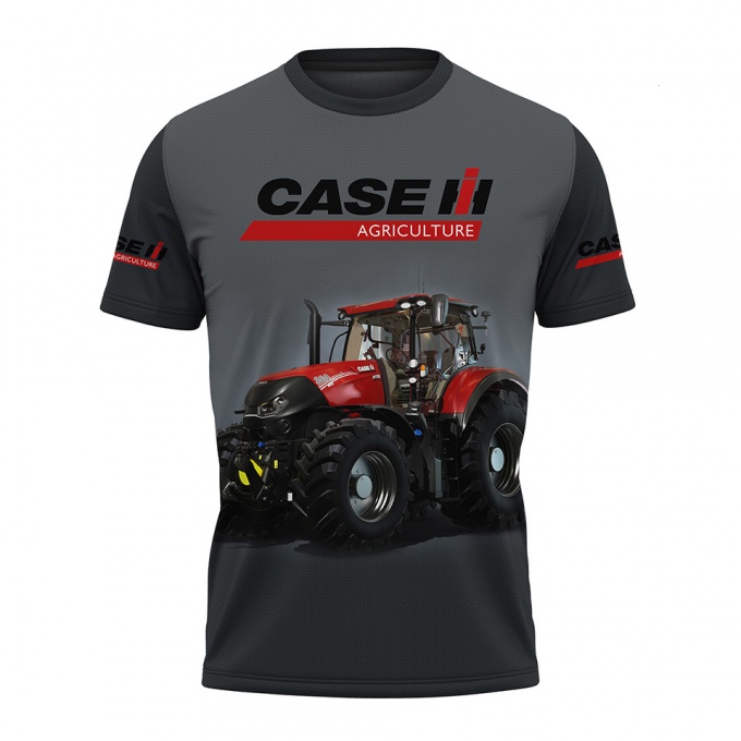 Case IH Short Sleeve T-Shirt Graphite Grey Tractor Edition