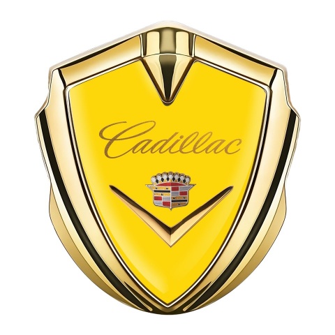 Cadillac Bodyside Golden Shield Red Gold Logo Edition