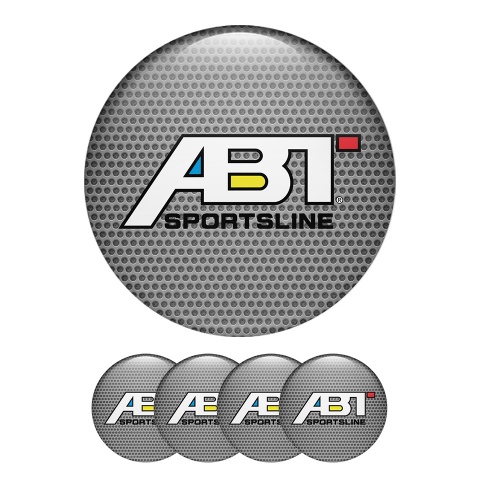 ABT Sportsline Wheel Center Caps Emblem  Carbon Effect