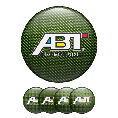 ABT Sportsline Silicone Stickers Center Hub Green Edition