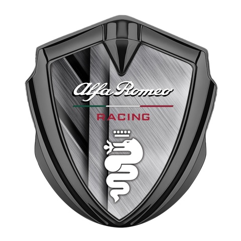 Alfa Romeo Self Adhesive Bodyside Emblem Graphite Metallic Design