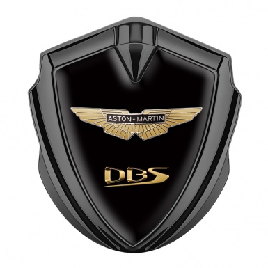 Aston Martin Self Adhesive Bodyside Emblem Graphite Black Design