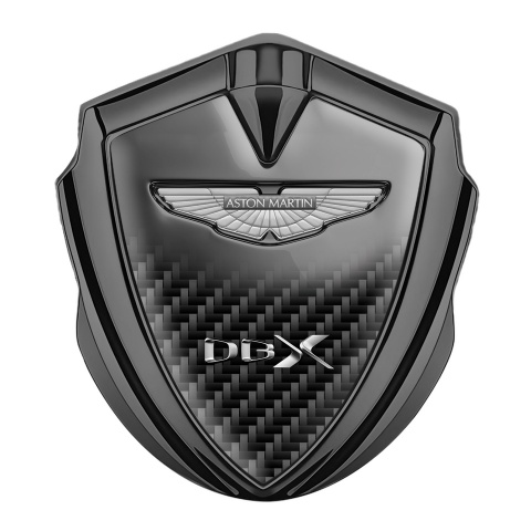 Aston Martin Bodyside Badge Self Adhesive Graphite Dark Carbon Gradient