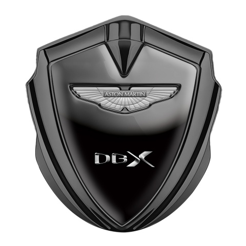 Aston Martin Tuning Emblem Self Adhesive Graphite Black Grey Gradient