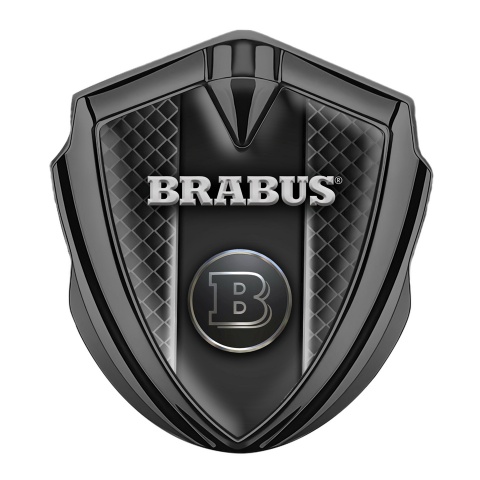 Mercedes Brabus Bodyside Emblem Graphite Dark Grey Grill Edition
