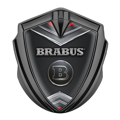 Mercedes Brabus Metal Emblem Self Adhesive Graphite Dark Mesh Design, Metal  Emblems, Accessories