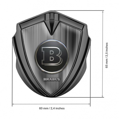 Mercedes Brabus Bodyside Emblem Gold Brushed Chromed Logo