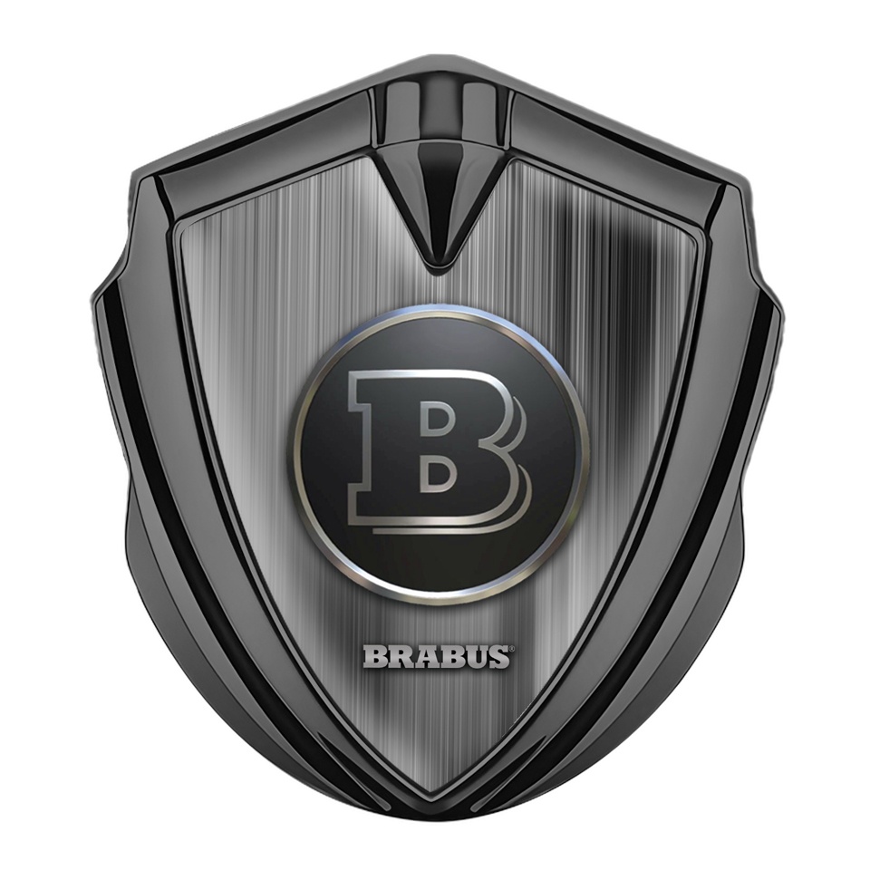 Mercedes Brabus Self Adhesive Bodyside Emblem Silver Chromed Logo, Metal  Emblems, Accessories