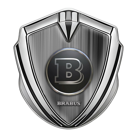 Mercedes Brabus Bodyside Emblem Silver Brushed Chromed Logo