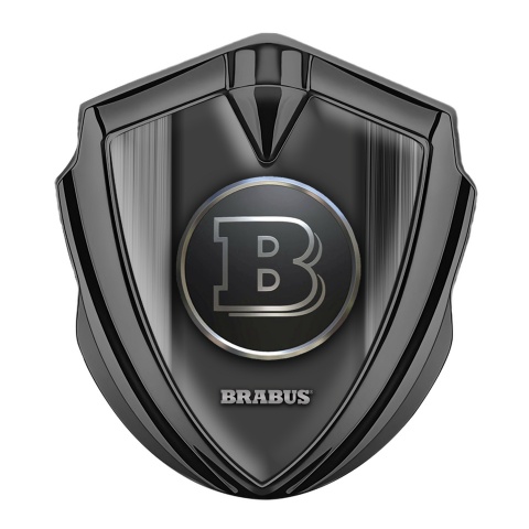 Mercedes Brabus Bodyside Badge Self Adhesive Graphite Gradient Effect