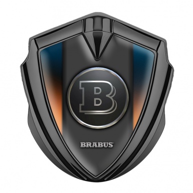 Mercedes Brabus Tuning Emblem Self Adhesive Graphite Vibrant Design