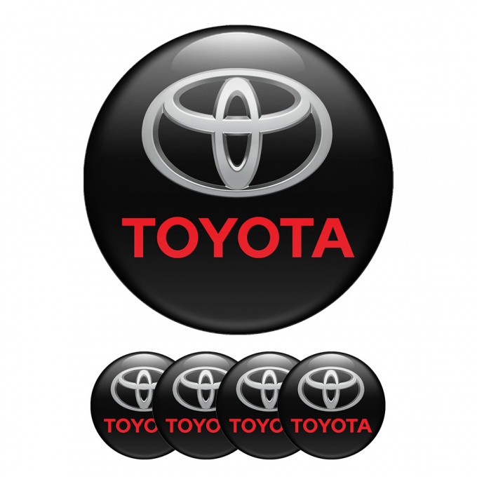 Toyota Silicone Stickers Center Hub TRD Sport Edition