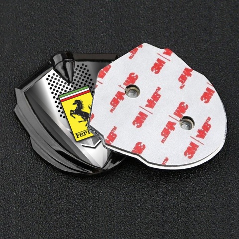 Ferrari Tuning Emblem Self Adhesive Graphite Dark Grind Edition