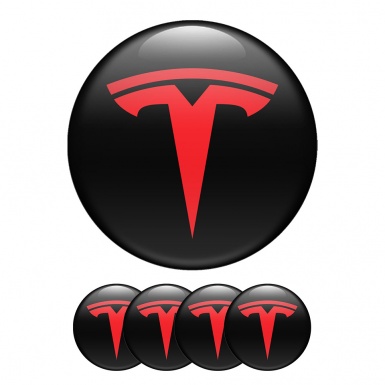 Tesla Center Hub Dome Stickers Future Car 