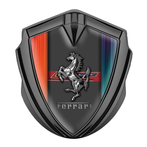 Ferrari Bodyside Badge Self Adhesive Graphite Multicolor Edition