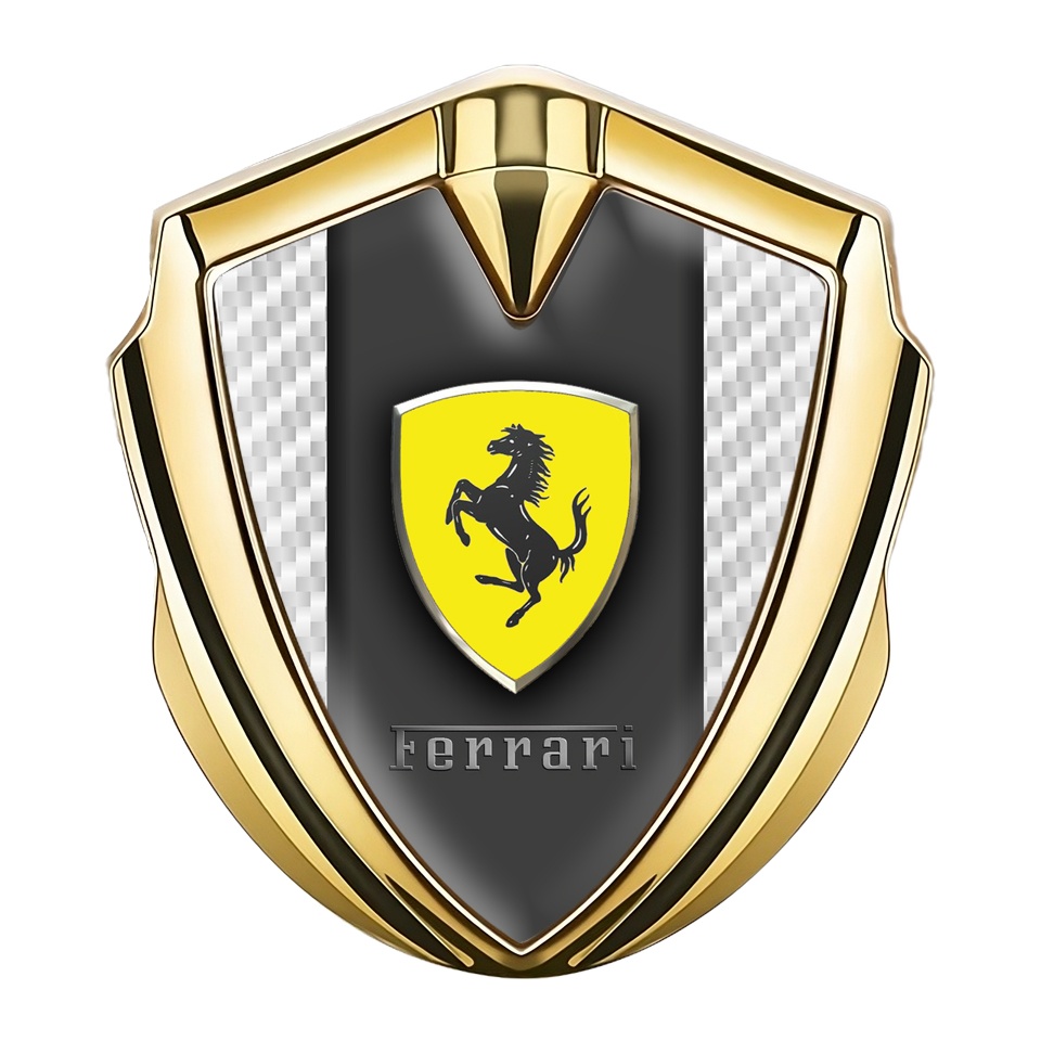 Resin coated stickers: Ferrari resin coated sticker