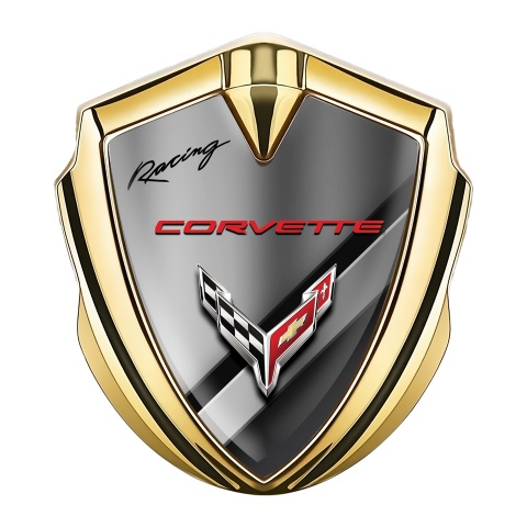Chevrolet Corvette Gold shield Toutes les tailles Emblème en forme de dôme  Autocollant en silicone Intérieur de voiture, téléphone, ordinateur  portable, verre, miroir, porte, iPhone, pare-chocs -  France