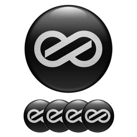 Enkei Wheel Emblems Black Grey Edition