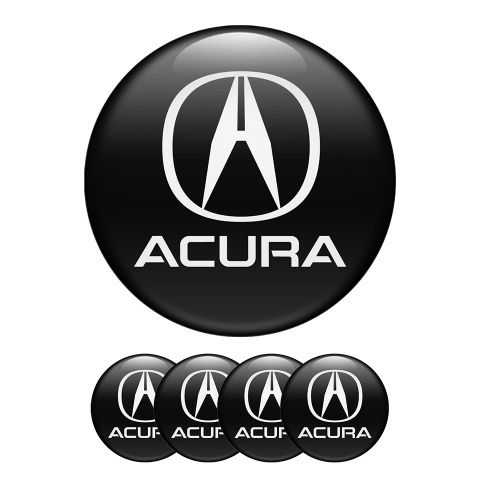 Toyota Acura Domed Stickers Wheel Center Cap Badge Classic Desing 