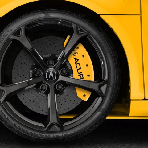 Acura Wheel Center Caps Emblem 3D Style