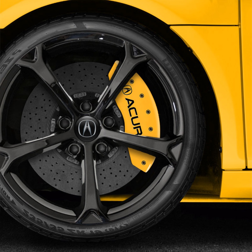 Acura Wheel Center Caps Emblem 3D Style Wheel Emblems Stickers X