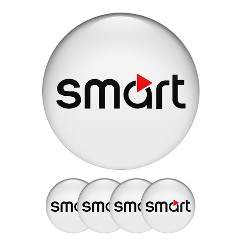 Smart Silicone Stickers Center Hub Black Logo