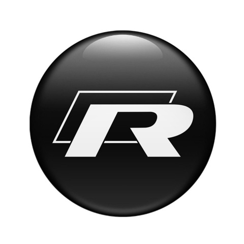 VW R Line Emblems Classic Black Edition