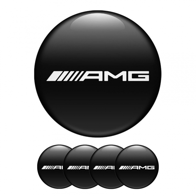 Mercedes  Amg Sticker Wheel Center Hub Cap