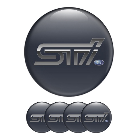 Subaru Silicone Stickers Center Hub STI Impreza