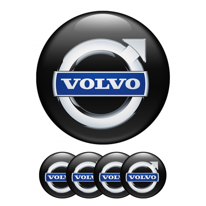 Volvo Domed Stickers Wheel Center Cap 3D logo Special Series, Wheel  Emblems, Stickers