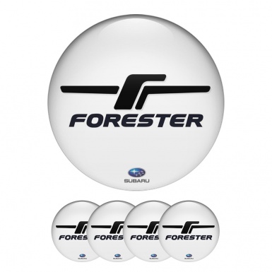 Subaru Wheel Center Cap Domed Stickers Logo Forester