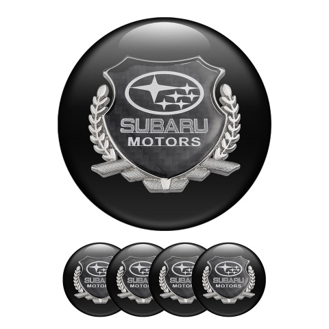 Subaru Domed Stickers Wheel Center Cap Logo Motors