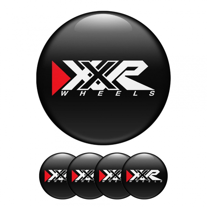 XXR Center Hub Dome Stickers Top Wheels