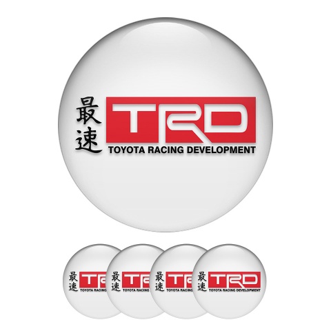 Toyota Trd Domed Stickers Wheel Center Cap Super Model 