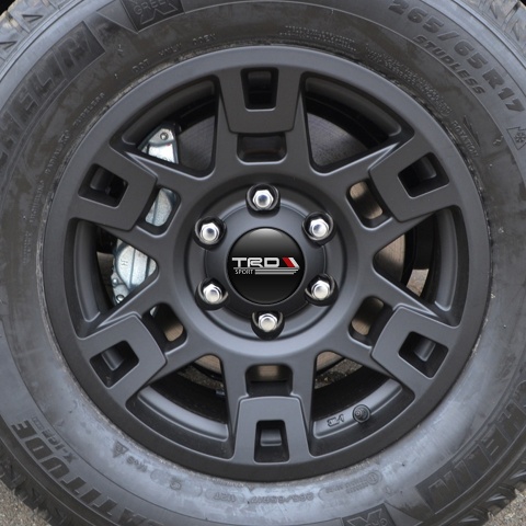 Toyota Trd Domed Stickers Wheel Center Cap Badge Unique series 