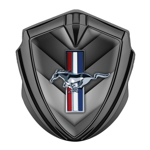 Ford Mustang Trunk Emblem Badge Graphite V Plates Color Design