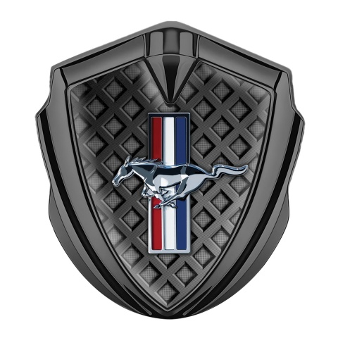 Ford Mustang Bodyside Emblem Graphite Grille Template Color Logo