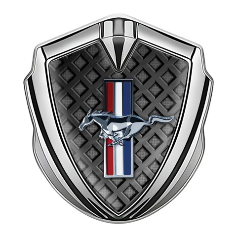 Ford Mustang Bodyside Emblem Silver Grille Template Color Logo