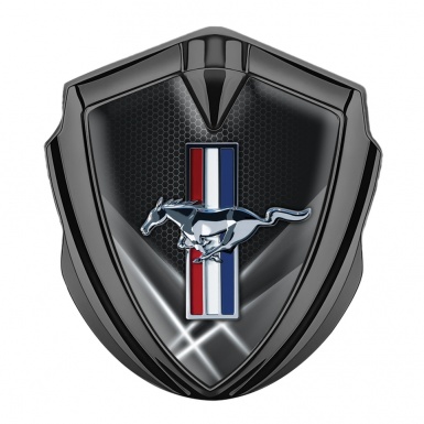 Ford Mustang Self Adhesive Bodyside Emblem Graphite Outer Glow Effect