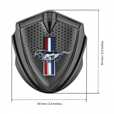 Ford Mustang Bodyside Emblem Graphite Grille V Shaped Plates