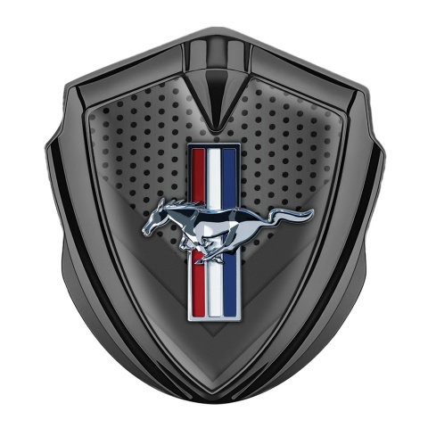 Ford Mustang Bodyside Emblem Graphite Grille V Shaped Plates