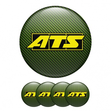 ATS Center Hub Dome Stickers Green Style