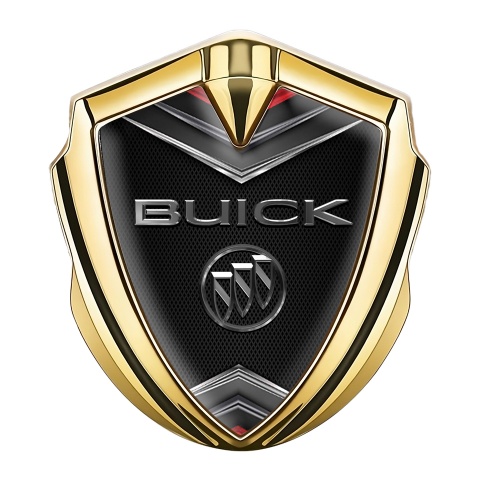 Buick Fender Emblem Badge Gold Dark Grille V Style Elements