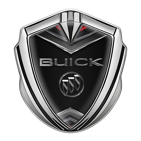 Buick Fender Emblem Badge Silver Dark Grille V Style Elements