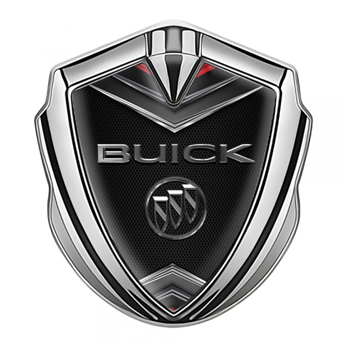 Buick Fender Emblem Badge Silver Dark Grille V Style Elements